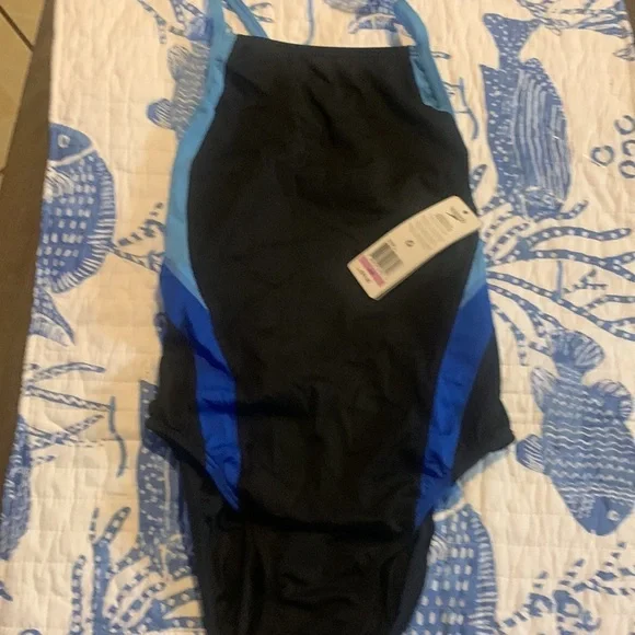 NWT Speedo Launch Splice Adult Cross Back One Piece - Speedo Endurance+ - Picture 5 of 12